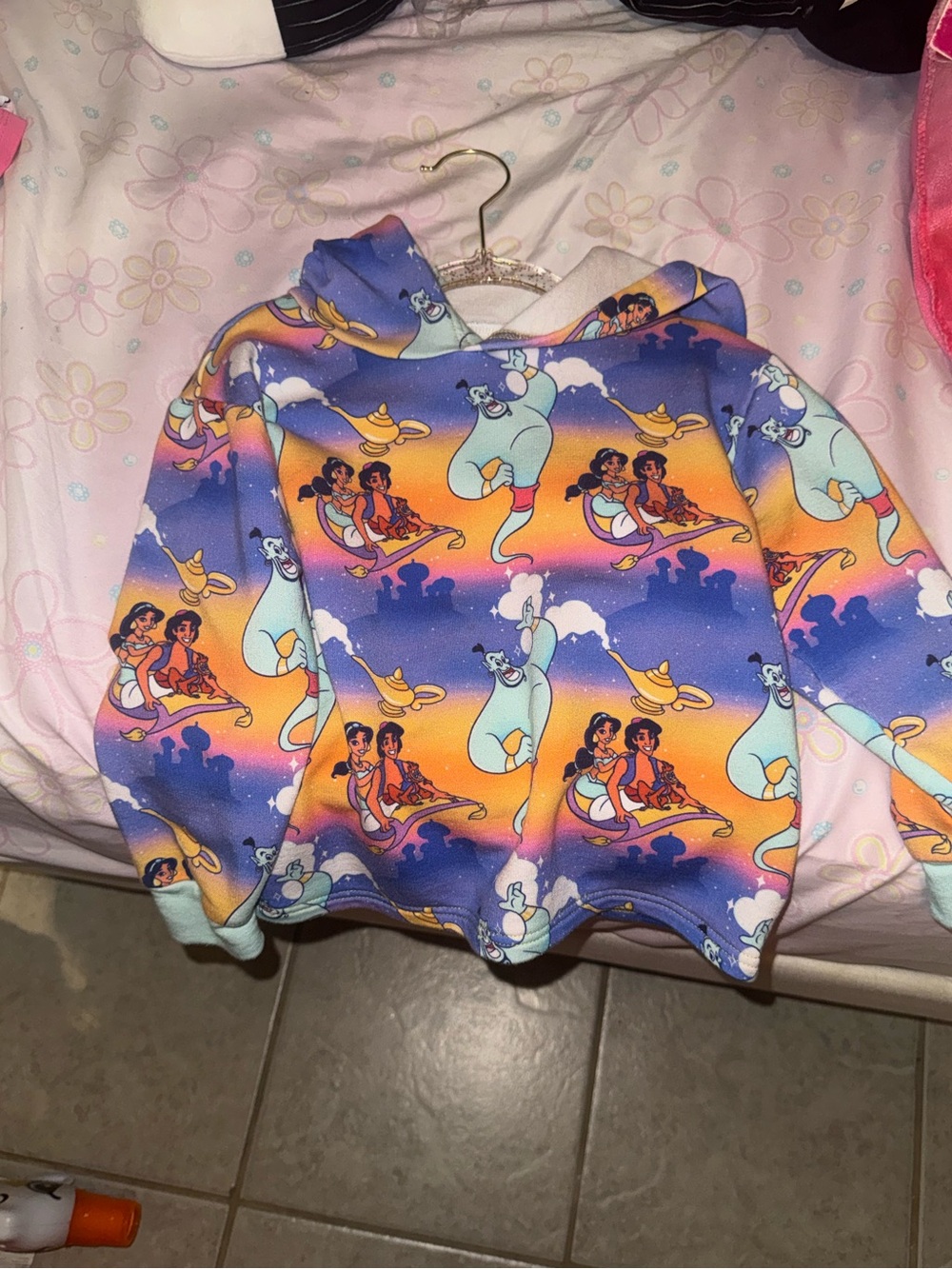 Aladdin & Genie Colorful Kids Hoodie